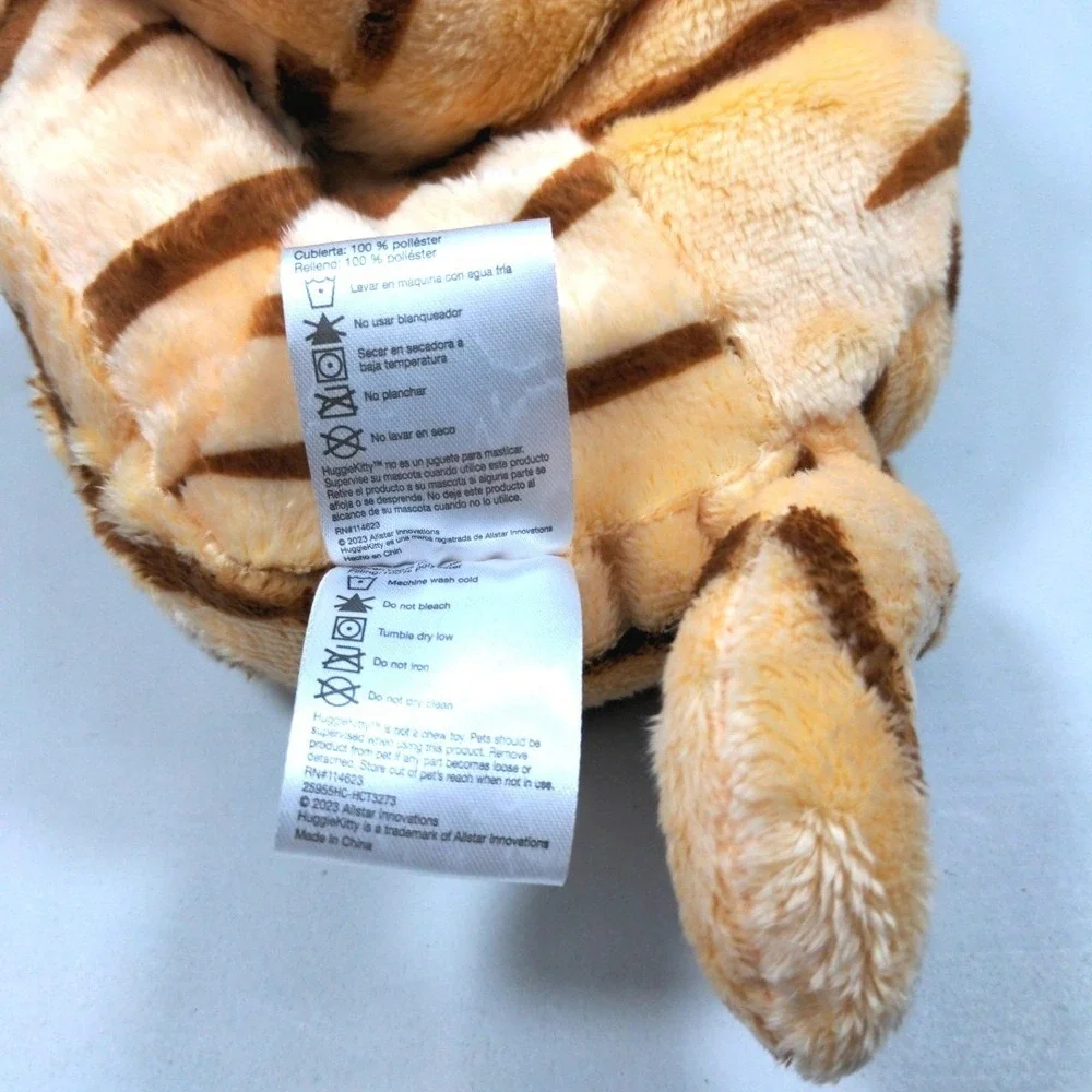 2023 Pets Know Best HuggieKitty Orange Tabby Tiger Cat Anxiety Plush Toy 11